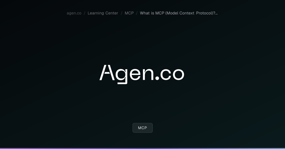 What is MCP (Model Context Protocol)? A Complete Guide